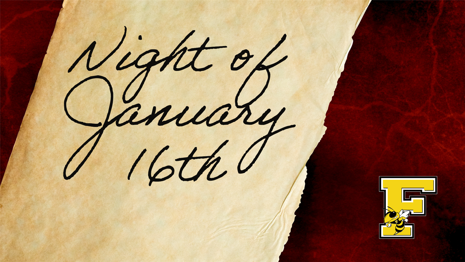 Night of January 16th Fairview High graphic